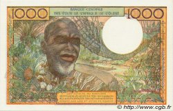 1000 Francs WEST AFRIKANISCHE STAATEN  1977 P.803Tn fST+