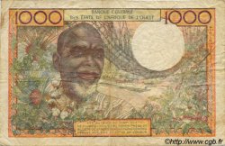 1000 Francs ESTADOS DEL OESTE AFRICANO  1980 P.103An BC