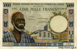 5000 Francs WEST AFRIKANISCHE STAATEN  1969 P.204Bh fVZ