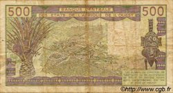 500 Francs ESTADOS DEL OESTE AFRICANO  1988 P.405Da RC+