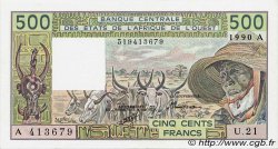 500 Francs ESTADOS DEL OESTE AFRICANO  1990 P.106Am SC+