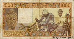 1000 Francs ESTADOS DEL OESTE AFRICANO  1981 P.107Ab BC+