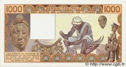1000 Francs WEST AFRICAN STATES  1981 P.707Kb AU+