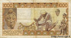1000 Francs WEST AFRICAN STATES  1981 P.707Kb VF-