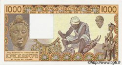 1000 Francs WEST AFRICAN STATES  1981 P.107Ac AU-