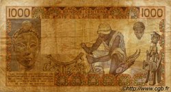 1000 Francs WEST AFRIKANISCHE STAATEN  1987 P.107Ah SGE