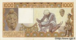 1000 Francs WEST AFRIKANISCHE STAATEN  1989 P.607Hi VZ