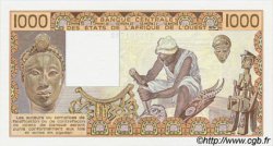 1000 Francs WEST AFRICAN STATES  1990 P.107Aj UNC-