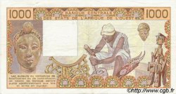 1000 Francs WEST AFRIKANISCHE STAATEN  1990 P.707Kj fVZ