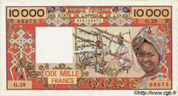 10000 Francs ESTADOS DEL OESTE AFRICANO  1986 P.109Ah EBC a SC