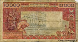 10000 Francs STATI AMERICANI AFRICANI  1986 P.109Ah B