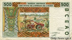 500 Francs ESTADOS DEL OESTE AFRICANO  1991 P.710Ka BC+
