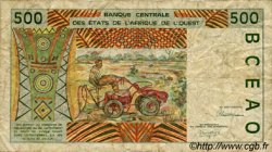 500 Francs ESTADOS DEL OESTE AFRICANO  1992 P.110Ab RC+