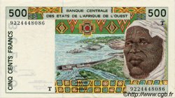 500 Francs WEST AFRIKANISCHE STAATEN  1992 P.810Tb fVZ to VZ