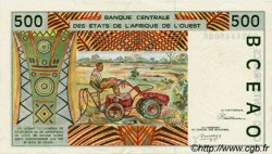 500 Francs WEST AFRIKANISCHE STAATEN  1992 P.810Tb fVZ to VZ