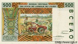 500 Francs WEST AFRIKANISCHE STAATEN  1993 P.310Cc VZ
