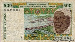 500 Francs STATI AMERICANI AFRICANI  1997 P.210Bh q.MB