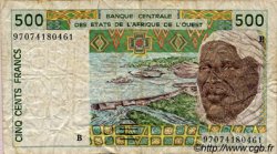 500 Francs ESTADOS DEL OESTE AFRICANO  1997 P.210Bh BC+