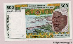 500 Francs STATI AMERICANI AFRICANI  1998 P.410Dh AU