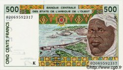 500 Francs ESTADOS DEL OESTE AFRICANO  2002 P.710K- FDC