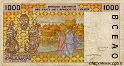 1000 Francs ESTADOS DEL OESTE AFRICANO  1991 P.111Aa BC