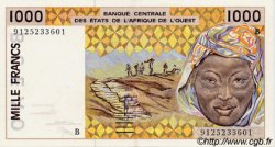 1000 Francs WEST AFRIKANISCHE STAATEN  1991 P.211Ba VZ+