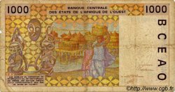 1000 Francs ESTADOS DEL OESTE AFRICANO  1991 P.611Ha RC