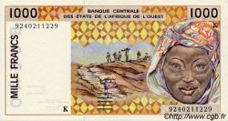 1000 Francs ESTADOS DEL OESTE AFRICANO  1992 P.711Kb FDC