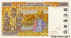 1000 Francs ESTADOS DEL OESTE AFRICANO  1993 P.111Ac FDC