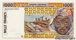 1000 Francs STATI AMERICANI AFRICANI  1993 P.411Dc FDC