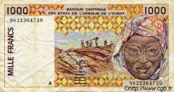 1000 Francs ESTADOS DEL OESTE AFRICANO  1996 P.111Af BC+