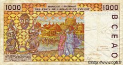 1000 Francs WEST AFRICAN STATES  1996 P.111Af F+