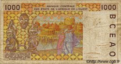 1000 Francs WEST AFRICAN STATES  1997 P.811Tg VG