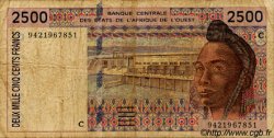 2500 Francs STATI AMERICANI AFRICANI  1994 P.312Cc B