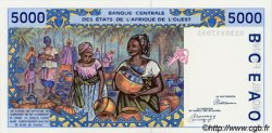 5000 Francs WEST AFRIKANISCHE STAATEN  1992 P.413Da ST