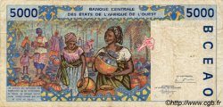 5000 Francs ESTADOS DEL OESTE AFRICANO  1995 P.113Ad BC