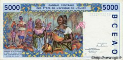 5000 Francs WEST AFRICAN STATES  1995 P.213Bd VF