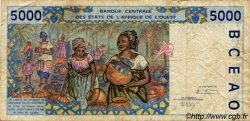5000 Francs STATI AMERICANI AFRICANI  1995 P.713Kd q.MB