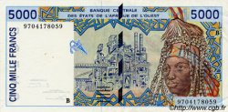 5000 Francs ESTADOS DEL OESTE AFRICANO  1997 P.213Bf EBC