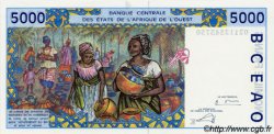 5000 Francs STATI AMERICANI AFRICANI  2002 P.713K- FDC