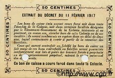 0,50 Franc Annulé ELFENBEINKÜSTE  1917 P.01a VZ+