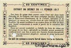 0,50 Franc Annulé IVORY COAST  1917 P.01a UNC-