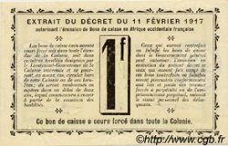 1 Franc COSTA DE MARFIL  1917 P.02a SC+