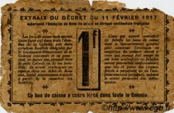 1 Franc IVORY COAST  1917 P.02b P