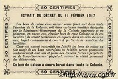 0,50 Franc GUINEA  1917 P.01b UNC