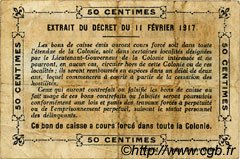 0,50 Franc GUINEA  1917 P.01d fSS