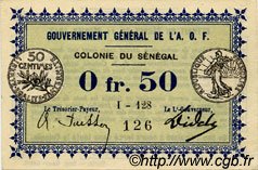 0,50 Franc SENEGAL  1917 P.01c XF+