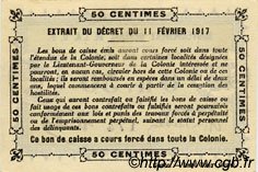 0,50 Franc SENEGAL  1917 P.01c fST+