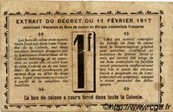 1 Franc SENEGAL  1917 P.02b F