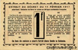 1 Franc SENEGAL  1917 P.02c VZ